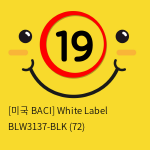 [미국 BACI] White Label BLW3137-BLK (72)