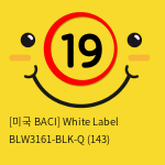 [미국 BACI] White Label BLW3161-BLK-Q (143)