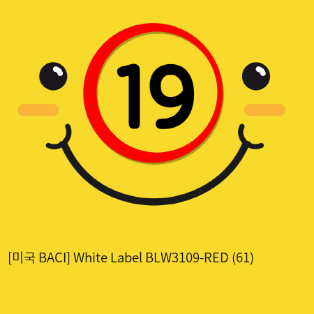 [미국 BACI] White Label BLW3109-RED (61)