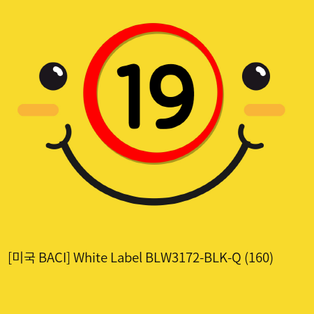 [미국 BACI] White Label BLW3172-BLK-Q (160)