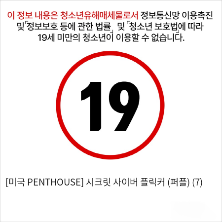 [미국 PENTHOUSE] 시크릿 사이버 플릭커 (퍼플) (7)