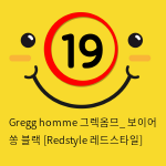 Gregg homme 그렉옴므_ 보이어 쏭 블랙 [Redstyle 레드스타일]