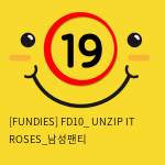 [FUNDIES] FD10_ UNZIP IT ROSES_남성팬티