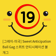 [그레이-미국] Sweet Anticipation Ball Gag 스위트 안티시페이션 볼 개그