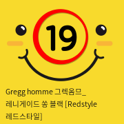 Gregg homme 그렉옴므_ 레니게이드 쏭 블랙 [Redstyle 레드스타일]